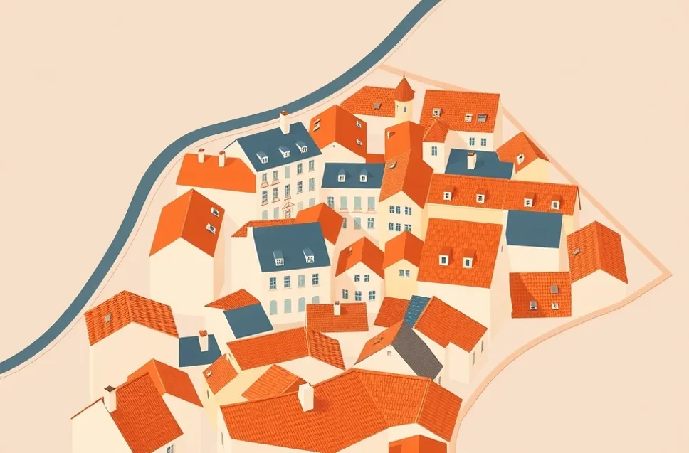 Carte du secteur d'intervention autour de Bron (69500)
